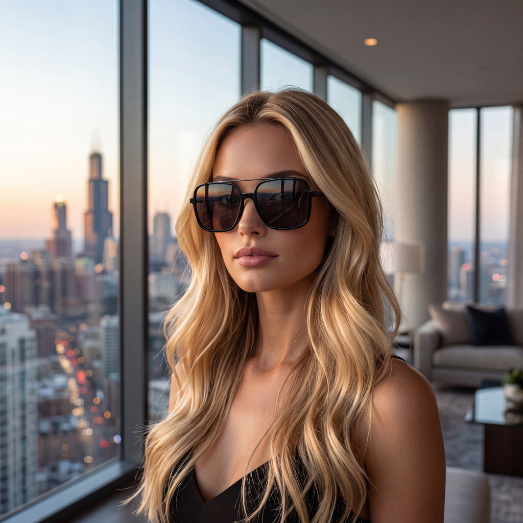 Stylish UV Protection Square Sunglasses