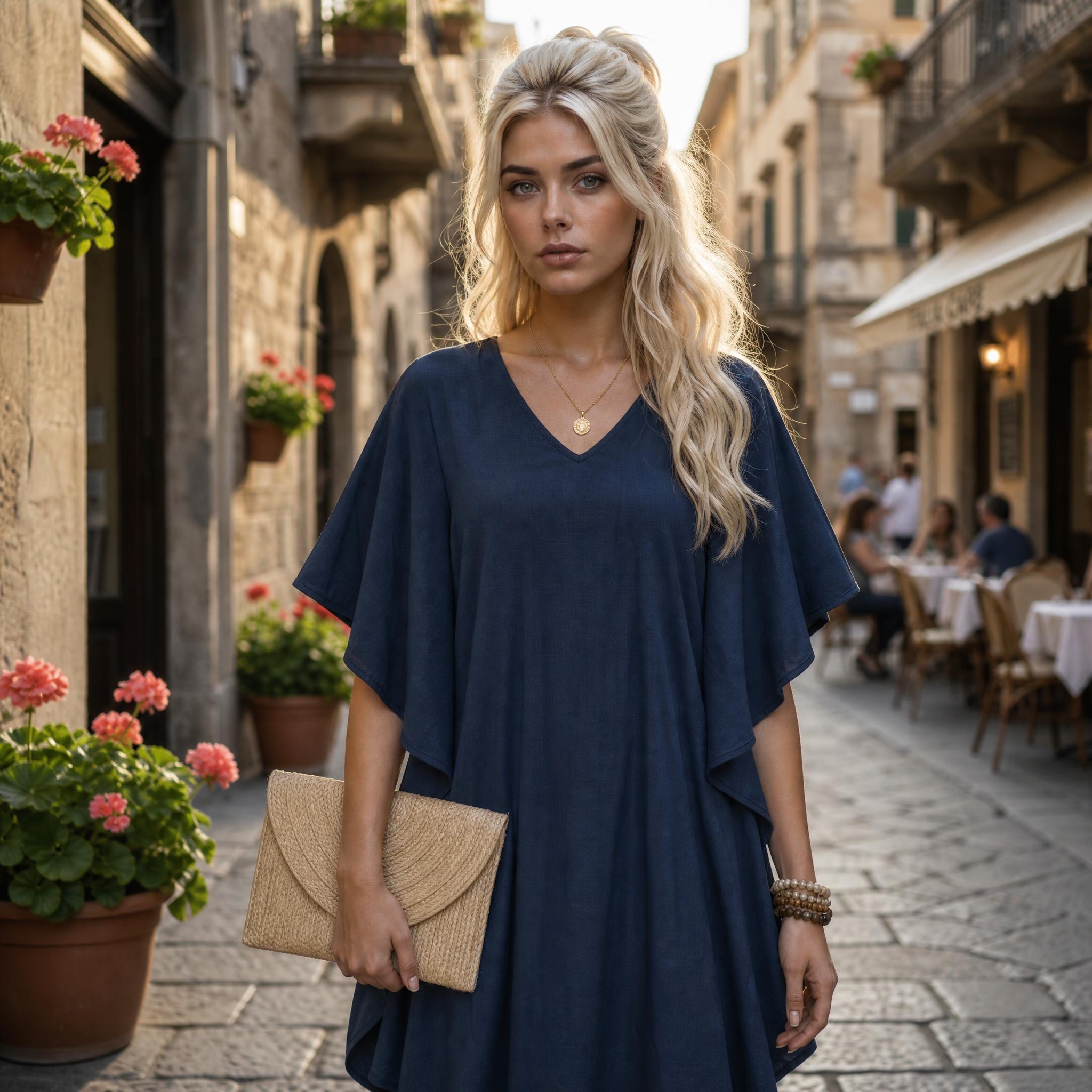 Effortless Breeze V-Neck Flutter Sleeve Mini Dress