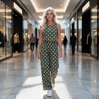 Olive Grove Polka Dot Lounge Set