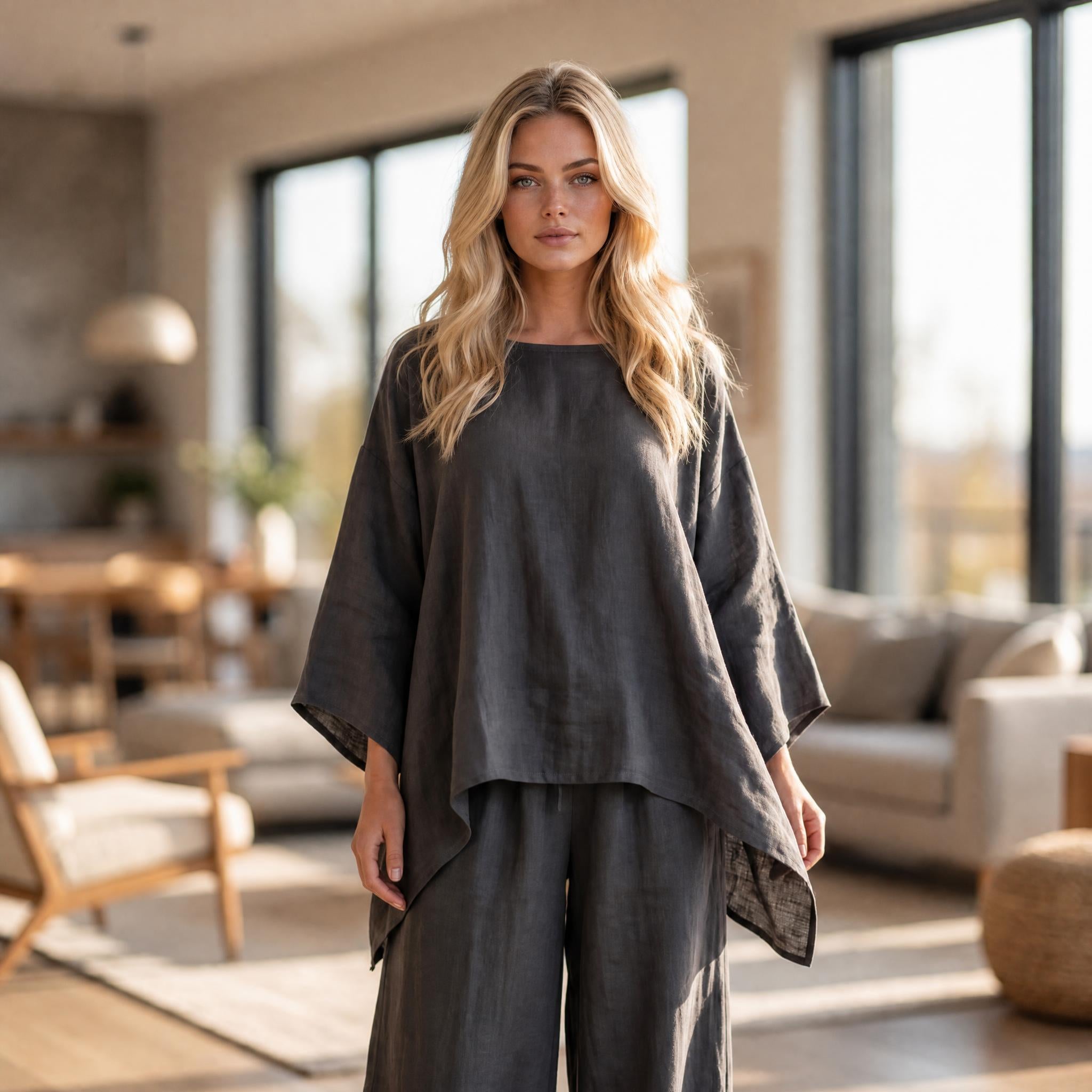 Serene Linen Lounge Set