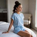 Sky Blue Relaxed Lounge Set