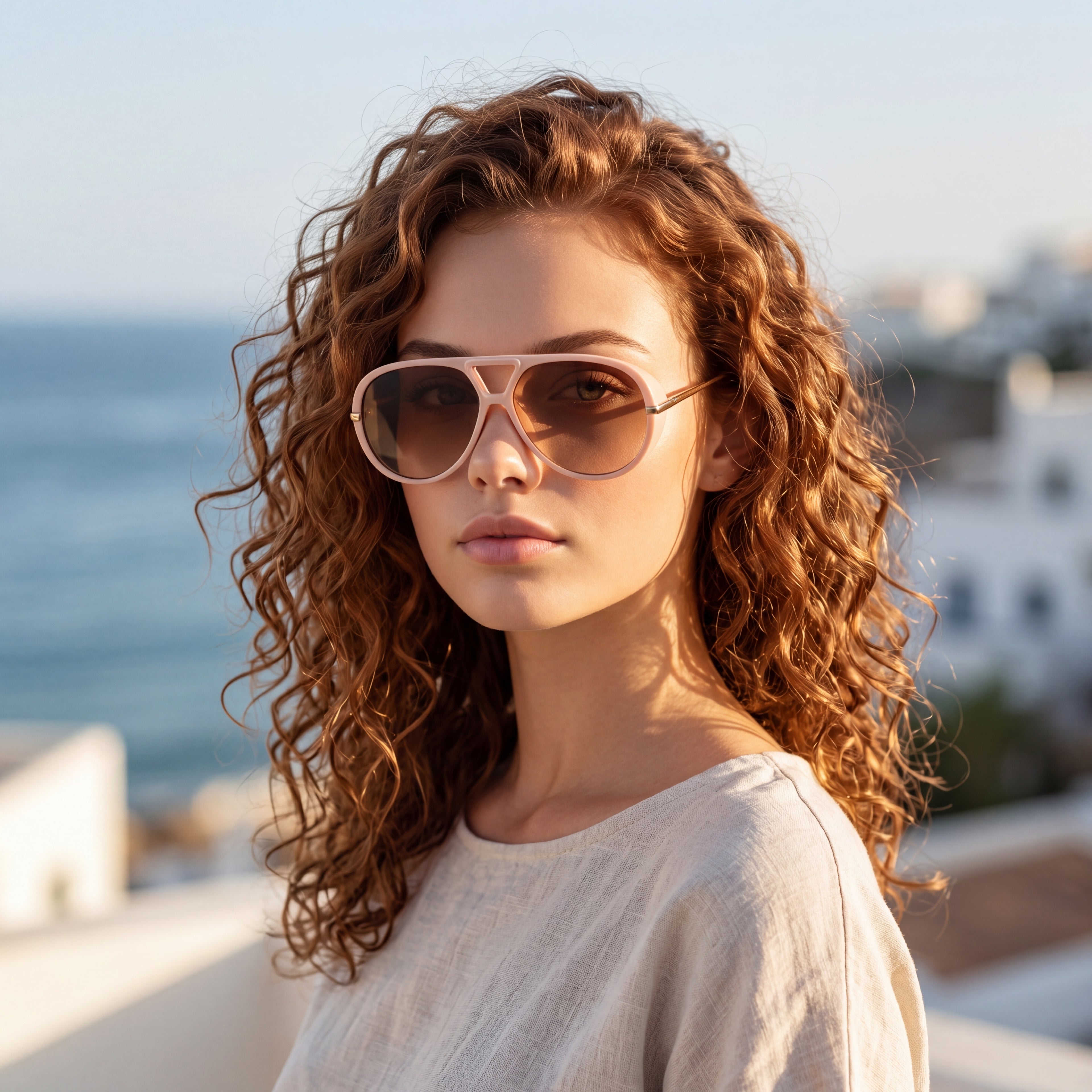 Luxe Oversized Aviator Sunglasses