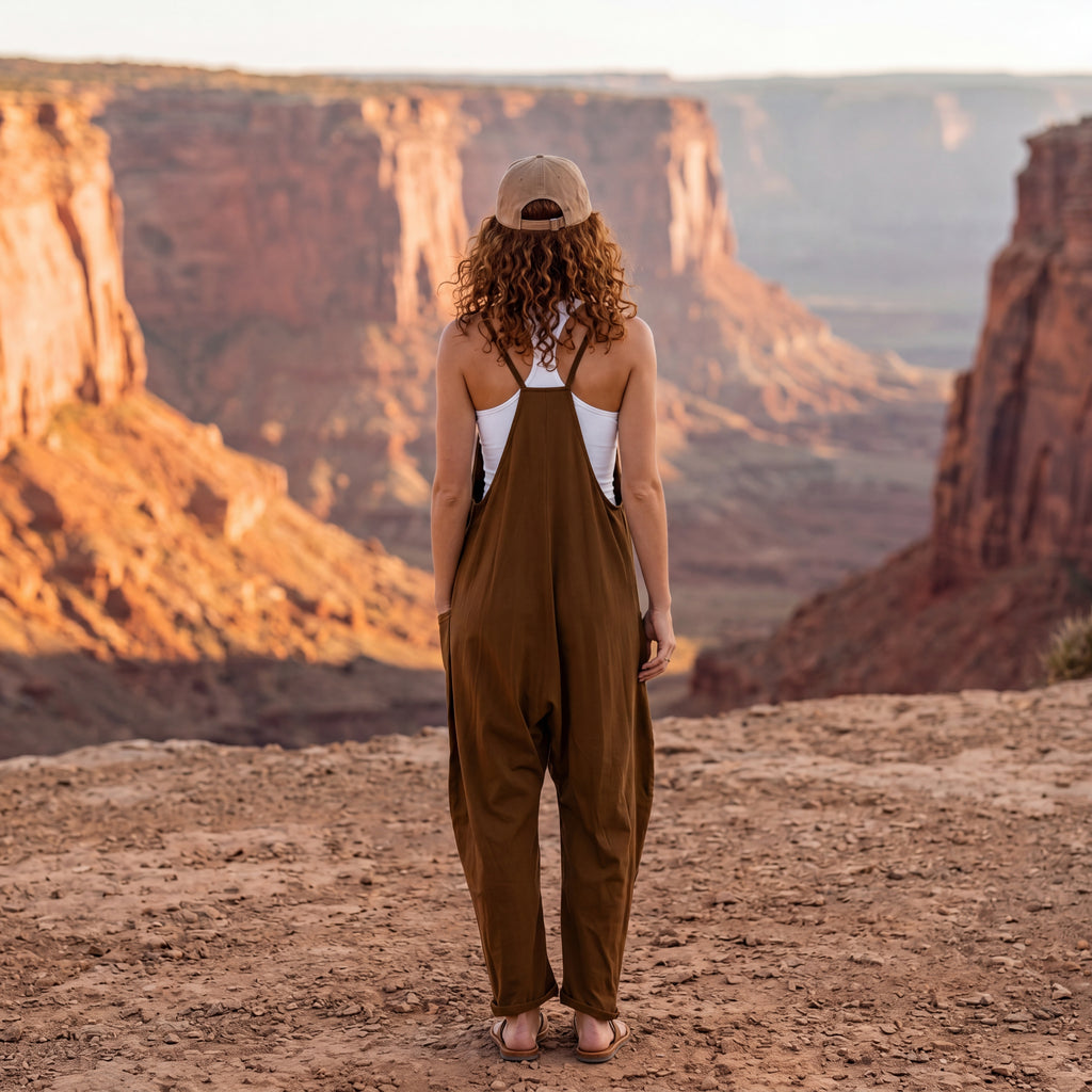 Desert Breeze Relaxed Pocket Jumpsuit