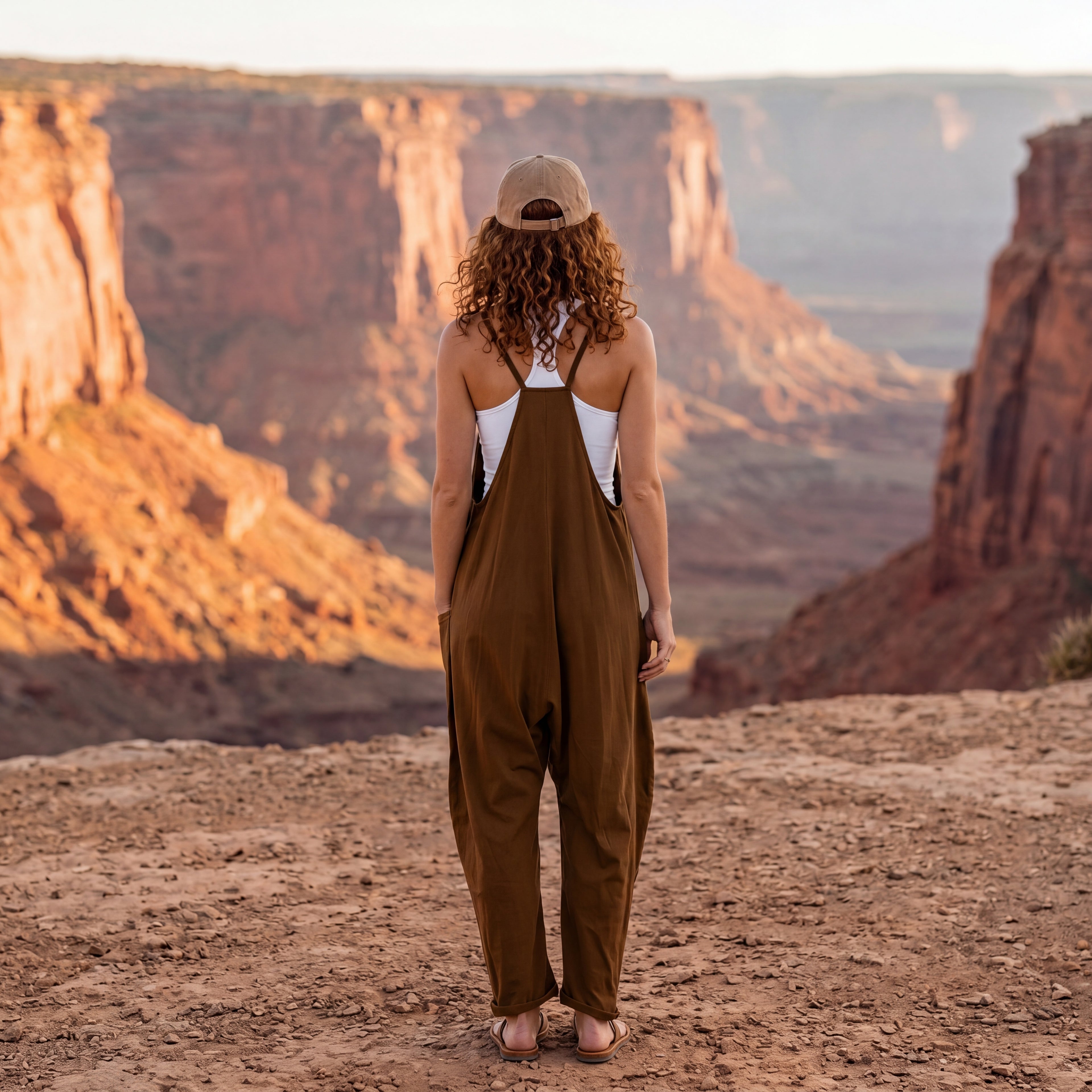 Desert Breeze Relaxed Pocket Jumpsuit