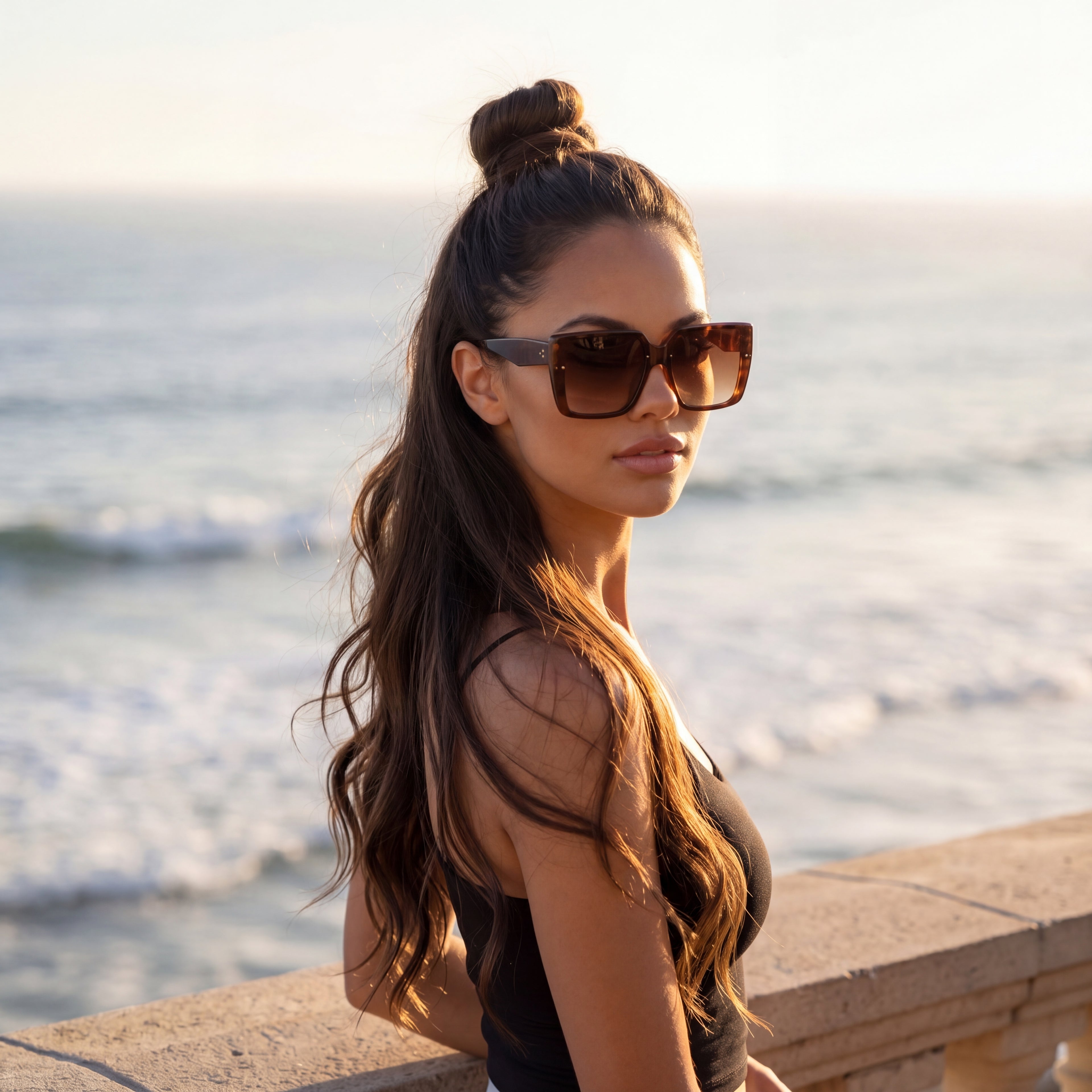 Stylish Oversized Square Sunglasses