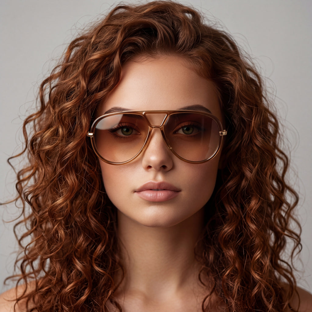 Luxe Oversized Aviator Sunglasses