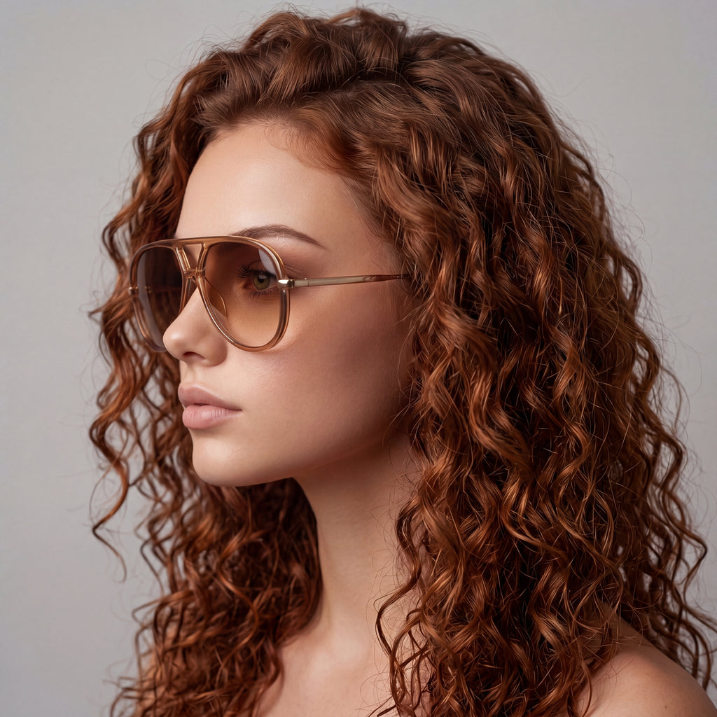 Luxe Oversized Aviator Sunglasses