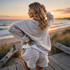 Coastal Ease Striped Lounge Set