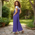 Weekend Wanderer Wide-Leg Overall Jumpsuit