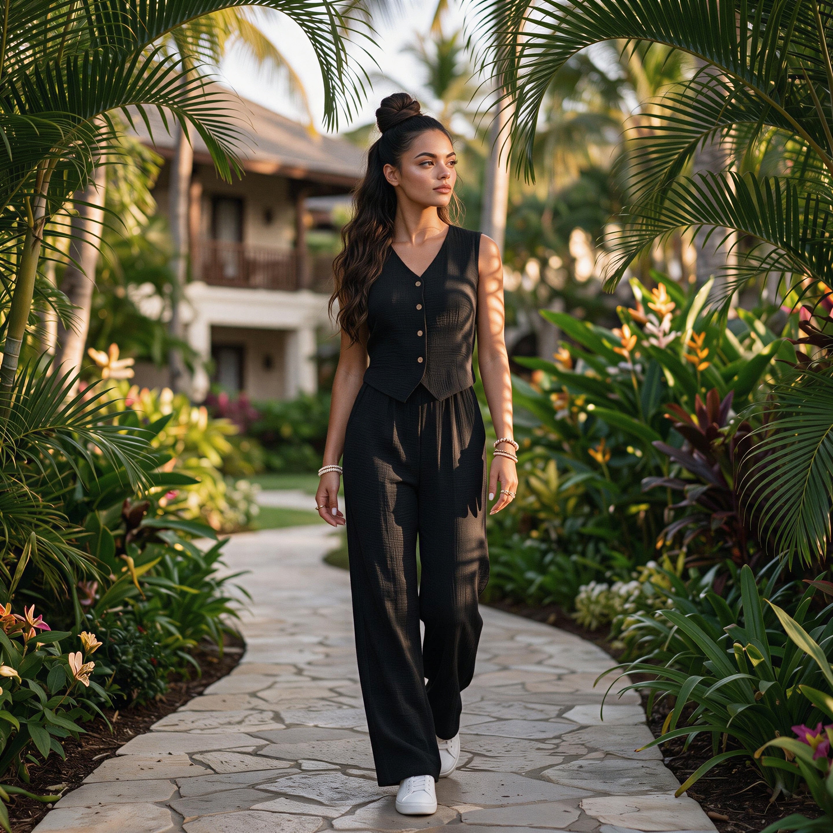 Coastal Ease Textured Two-Piece Lounge Set
