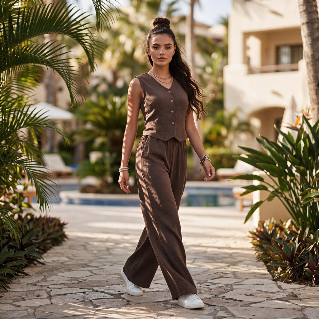 Coastal Ease Textured Two-Piece Lounge Set