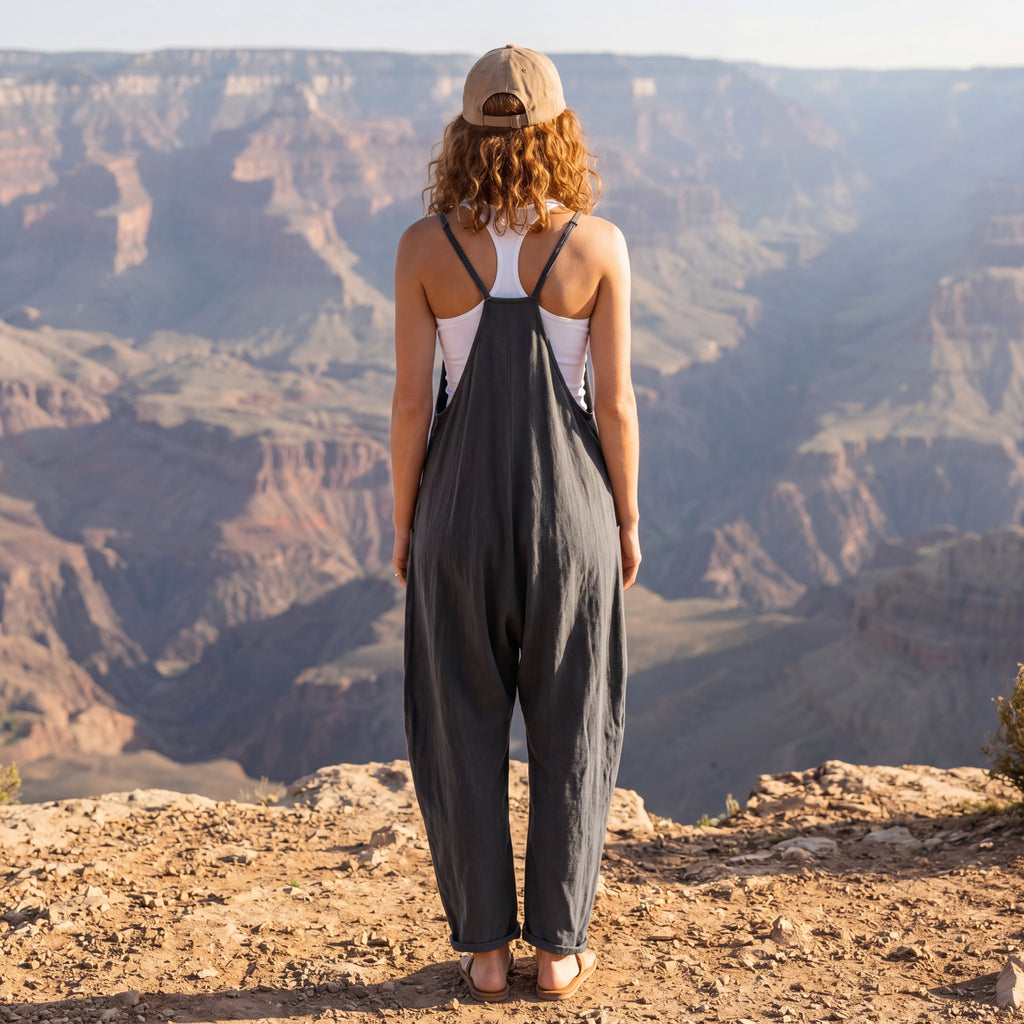 Desert Breeze Relaxed Pocket Jumpsuit