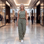 Olive Grove Polka Dot Lounge Set