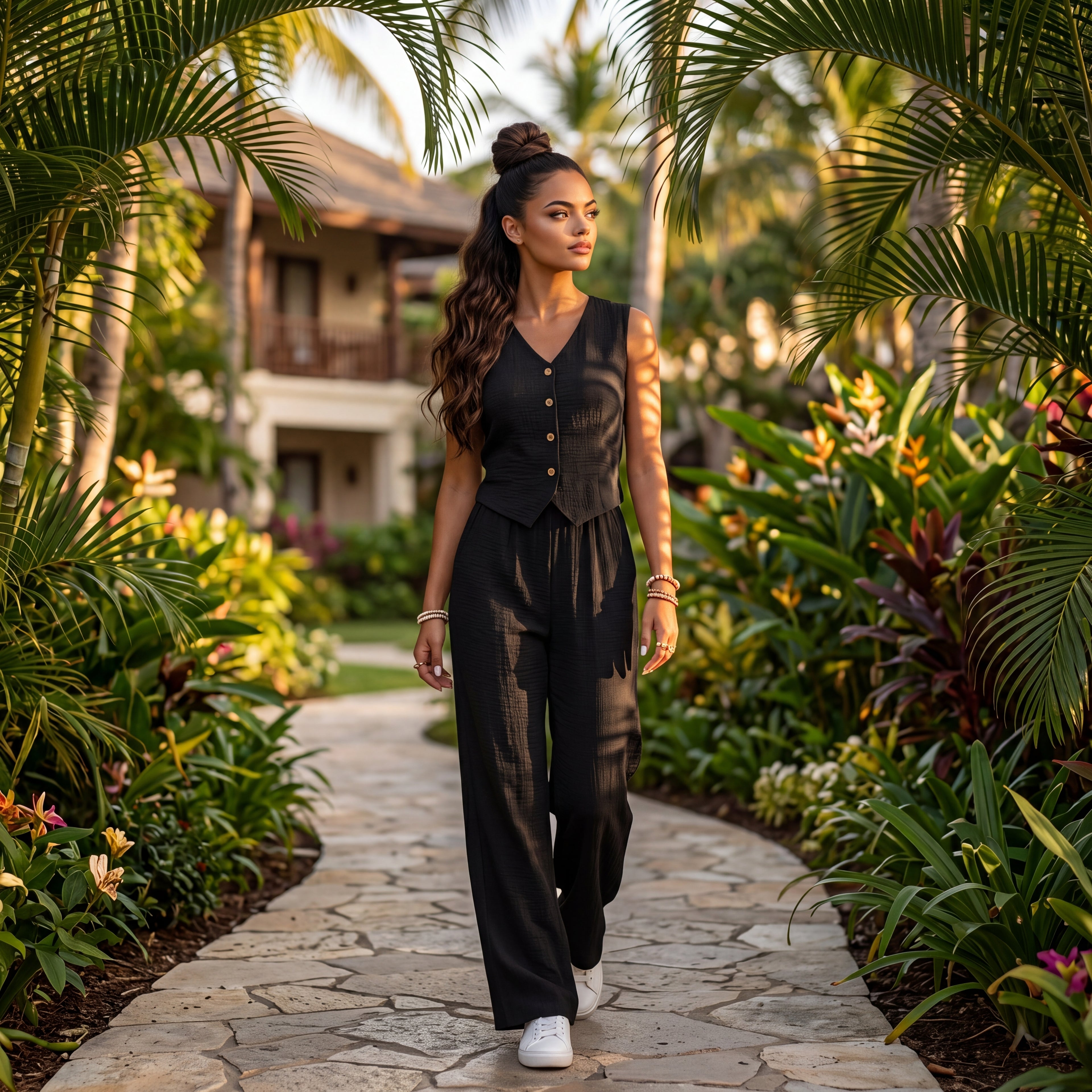 Coastal Ease Textured Two-Piece Lounge Set
