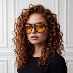 Luxe Oversized Aviator Sunglasses