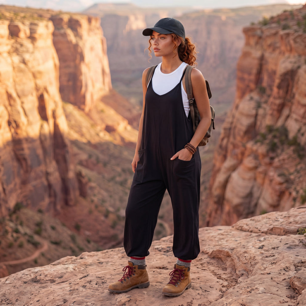 Desert Breeze Relaxed Pocket Jumpsuit