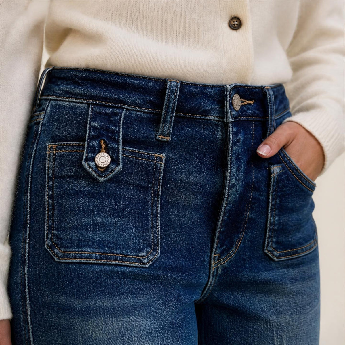 Judy Blue High Waist "lux" Retro Wide Jeans