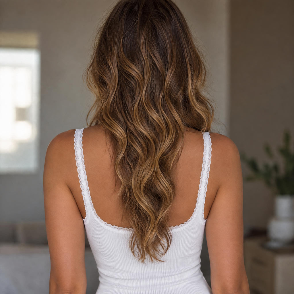 V-Neck Wide Strap Tank